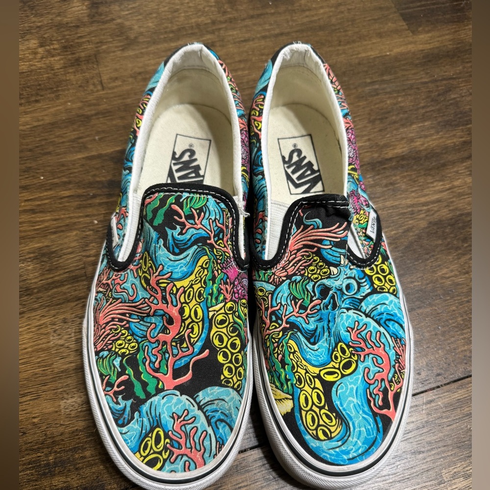 COPY - Vans slip on shoes tattoo edition 8.5 woman’s size